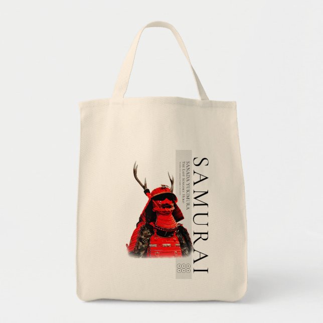 Tote Bag SANADA YUKIMURA (Version Rouge) (Devant)