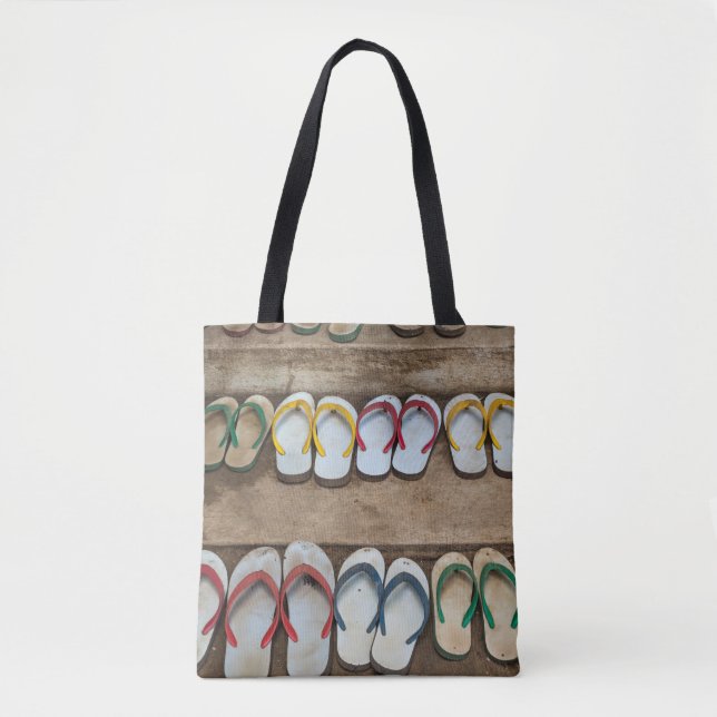 Tote Bag Sandales à semelles compensées (Devant)