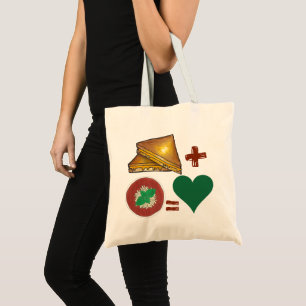 Tote Bag Sandwich au fromage grillé + Soupe de tomate = Coe