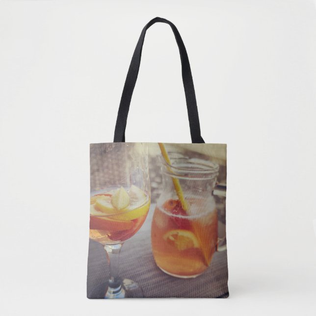 Tote Bag Sangria et Soleil (Devant)