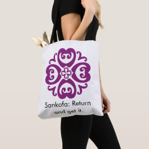 Tote Bag Sankofa Adinkra Mandala - Héritage Africain