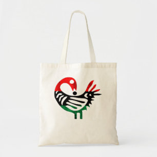 Tote Bag Sankofa African Bird Pan African Flag Pride Junete