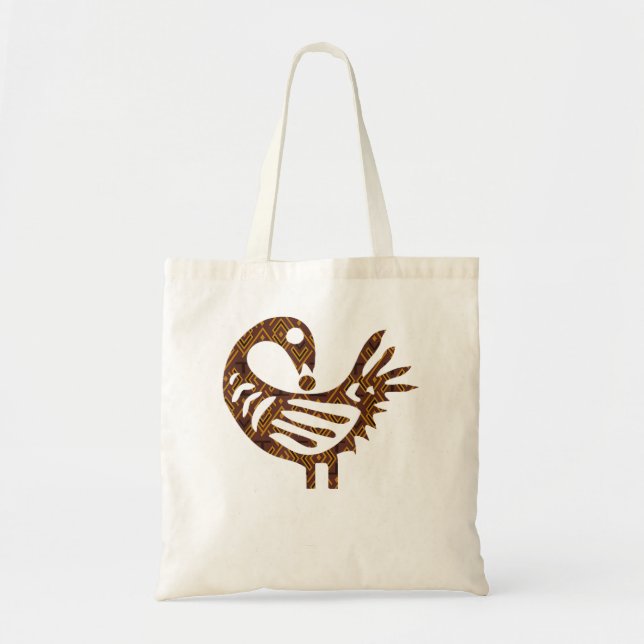 Tote Bag Sankofa Bird Simple Motif Afrocentré Adinkra Sy