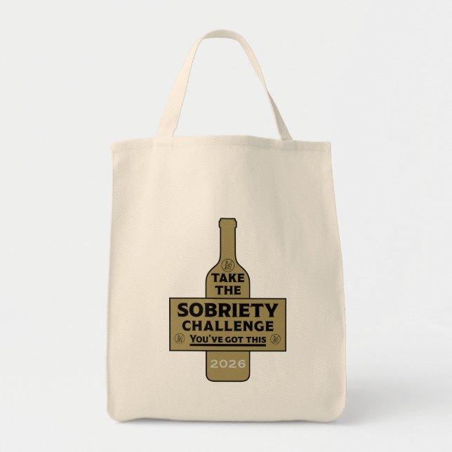 Tote Bag Sans Alcool Et Sobre (Devant)