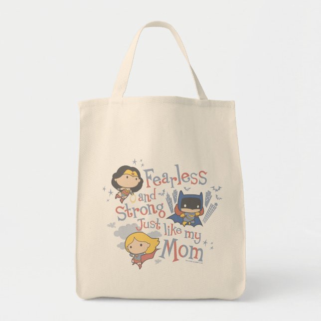 Tote Bag Sans Peur Et Fort Comme Ma Mère (Devant)