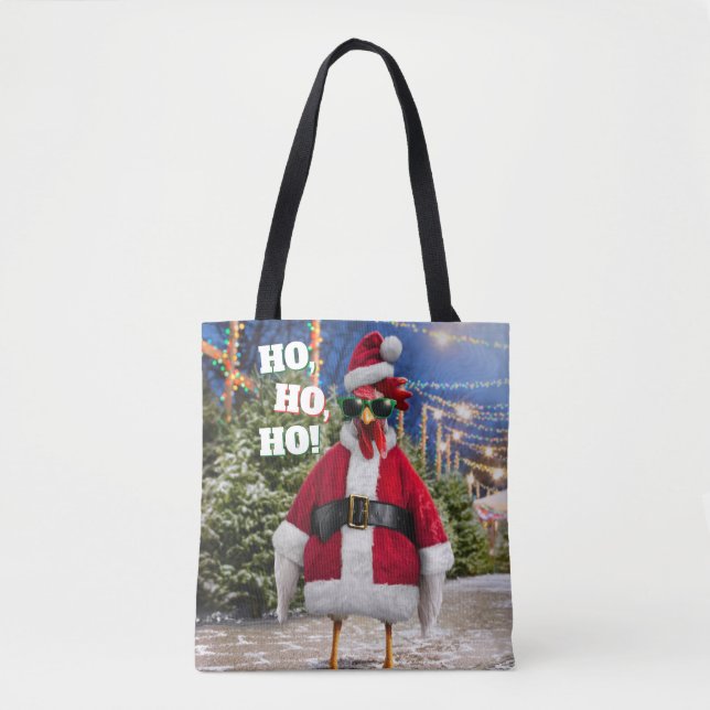 Tote Bag Santa Chicken (Devant)