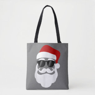 Tote Bag Santa Claus avec lunettes de soleil Drôle Noël Des