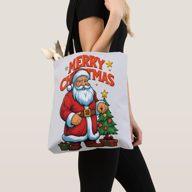 Tote Bag  Santa Claus Christmas  (De près)
