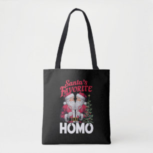Tote Bag Santas Favori Homo Gay Christmas LGBTQ Pride