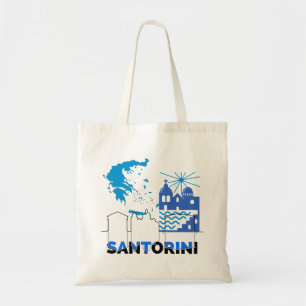 Tote Bag Santorin Grèce.b