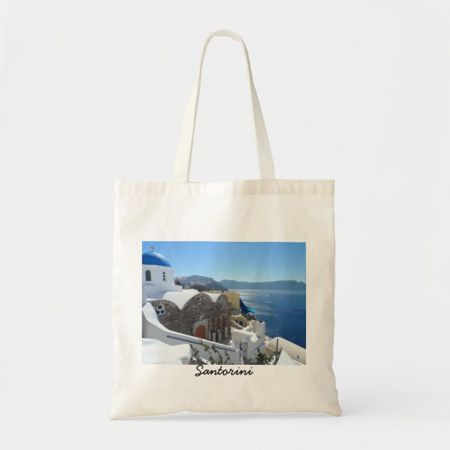 Tote Bag Santorini, Grèce (Devant)