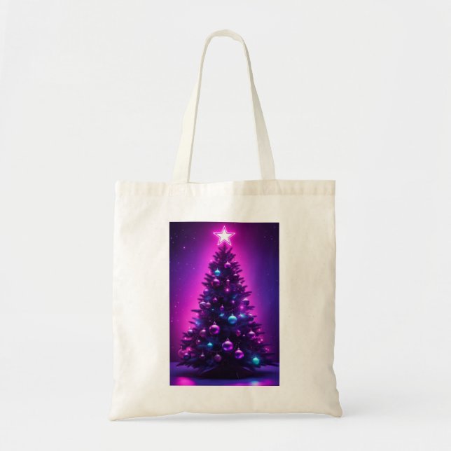 Tote Bag Sapin de Noël (Devant)
