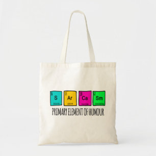 Tote Bag Sarcasme Principaux Éléments De L'Humour