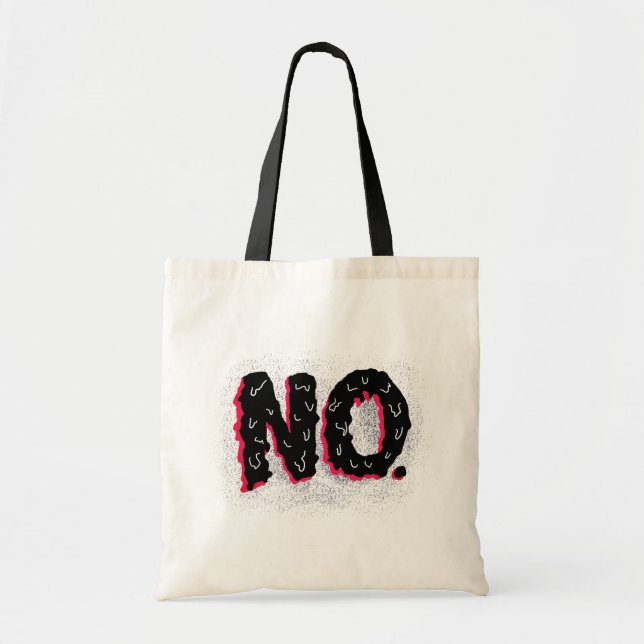 Tote Bag Sarcastique antisociale bizarre Pas de typographie (Devant)