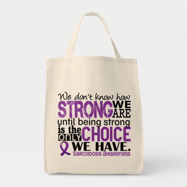 Tote Bag Sarcoïdose comme nous forts sommes (Devant)