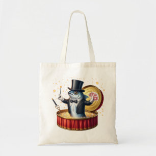 Tote Bag Sardine Magicien Comédie Évasion Tour de Magie