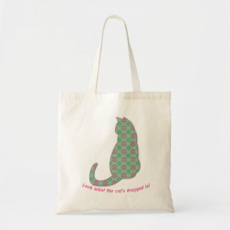 Tote Bag Sashiko cat, 刺し子風猫