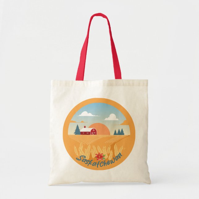 Tote Bag Saskatchewan vintage (Devant)