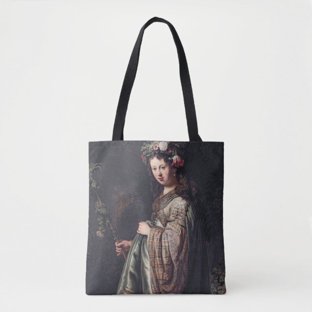 Tote Bag Saskia van Uylenburgh, Flora, Rembrandt, 1634 (Devant)