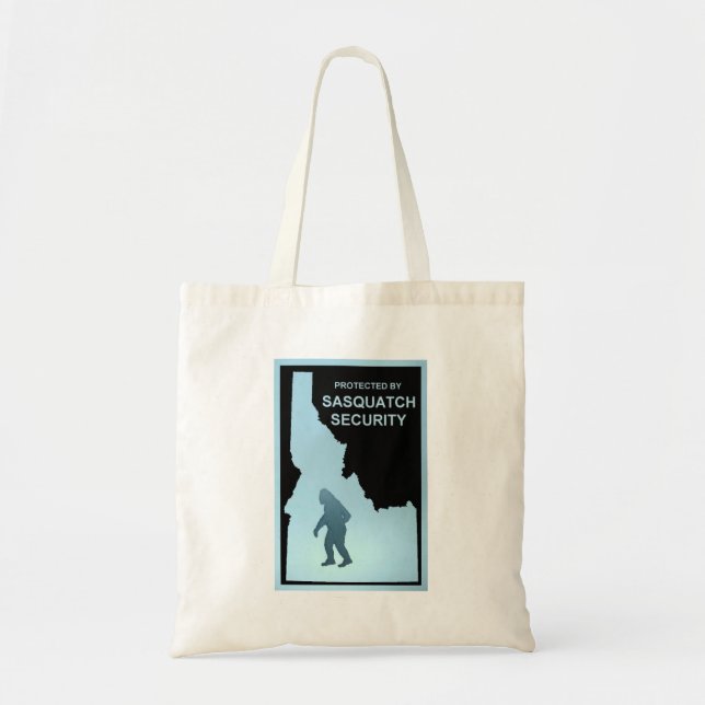 Tote Bag Sasquatch Security - Idaho (Devant)