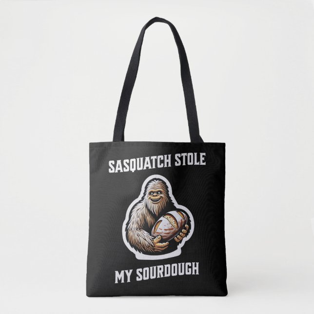 Tote Bag Sasquatch Stocke My Sourdough (Devant)