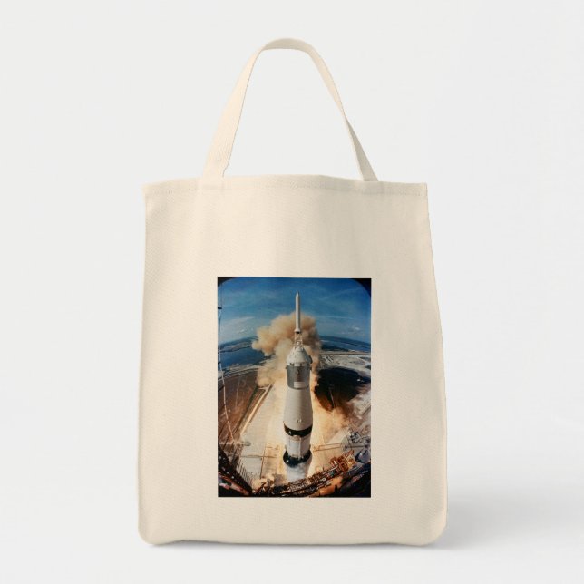 Tote Bag Saturn V Rocket launch 1969 Apollo Spacecraft (Devant)