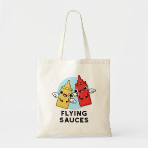 Tote Bag Sauces volantes Funny Food Pun