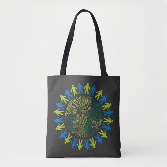 Tote Bag sauver la terre (Devant)