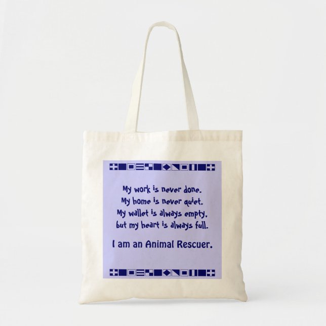 Tote Bag Sauveteur animal fourre-tout