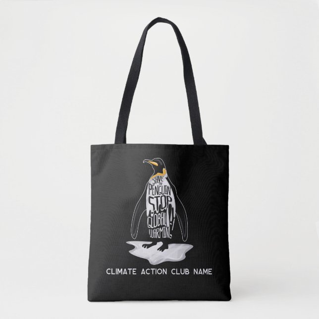 Tote Bag Sauvez la mer Climat Action Support Swag Custom (Devant)