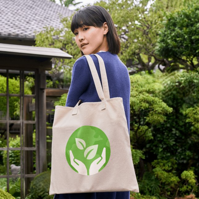 Tote Bag Sauvez la nature, sauvez la terre | Eco-inspiré (Créateur téléchargé)