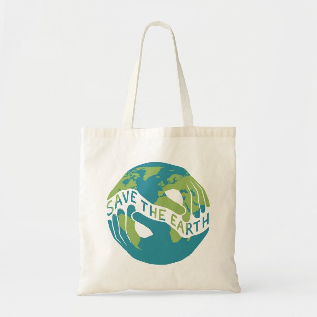 Tote Bag Sauvez la Terre (Devant)