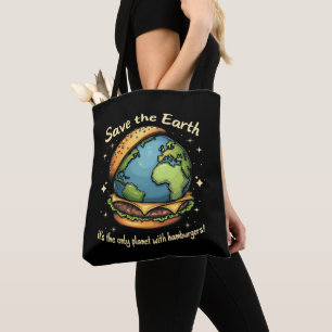 Tote Bag Sauvez la Terre - C’est la seule planète avec Hamb