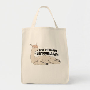 Tote Bag Sauvez le drame Llama