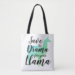 Tote Bag Sauvez le drame pour votre lama