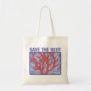 Tote Bag Sauvez le récif de poissons heureux Fourre-tout