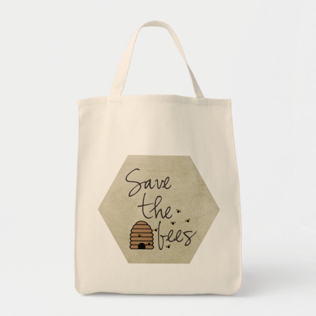 Tote Bag Sauvez les abeilles (Devant)