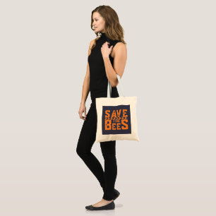 Tote Bag Sauvez les abeilles-abeilles-nature-jaune-mignon