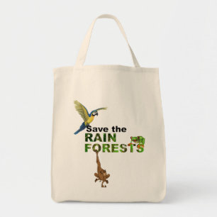 Tote Bag Sauvez les forêts tropicales