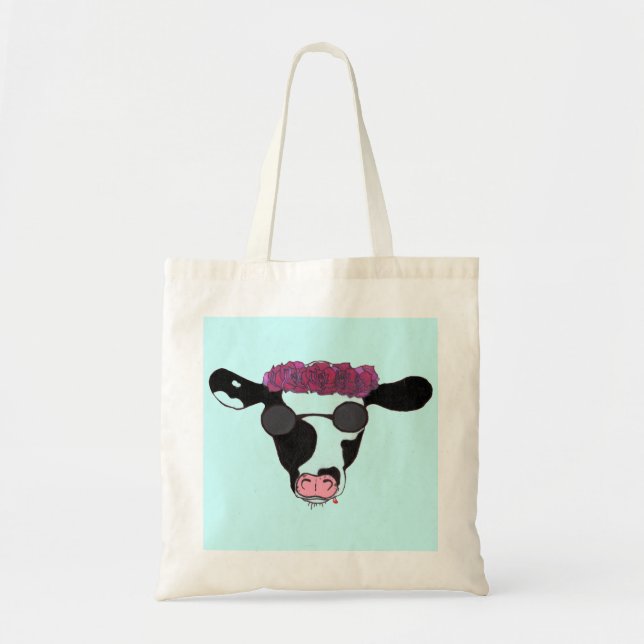 Tote Bag Sauvez les vaches ! (Devant)