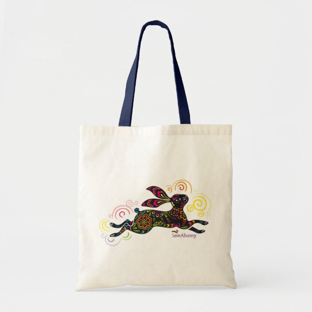 Tote Bag Sauvez un lapin Fourre-tout (Devant)