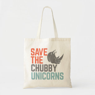 Tote Bag Save The Chubby Unicorns