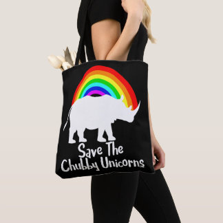Tote Bag Save The Chubby Unicorns