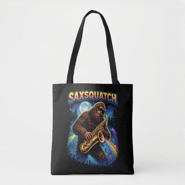 Tote Bag Saxsquatch (Devant)