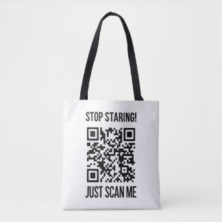 Tote Bag Scan Me QR Code : Créez votre avenir
