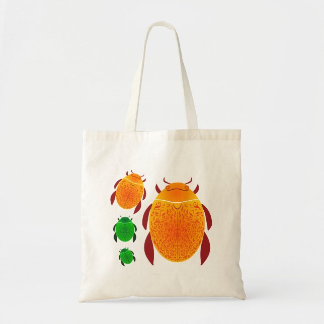 Tote Bag Scarab beetle (Devant)