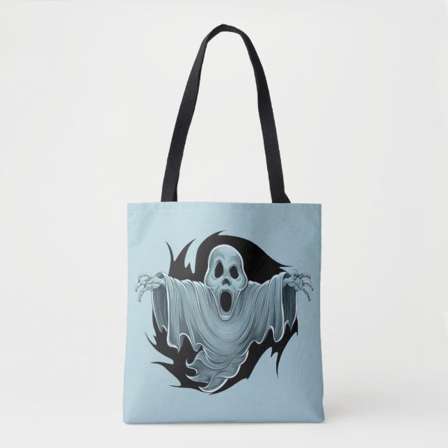 Tote Bag Scary Haunting Ghost (Devant)