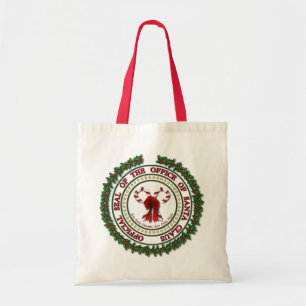 Tote Bag Sceau du Bureau du Père Noël Fourre-tout