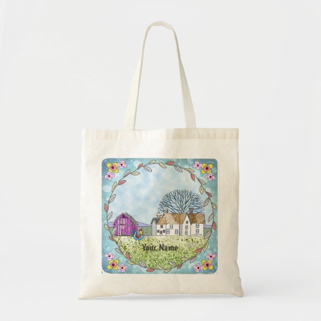 Tote Bag Scène de grange (Devant)