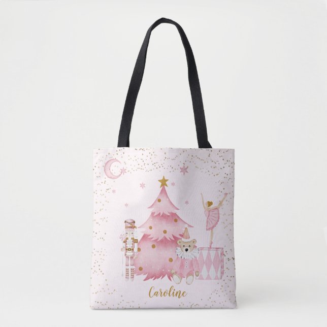 Tote Bag Scène de la suite Nutcracker rose (Devant)